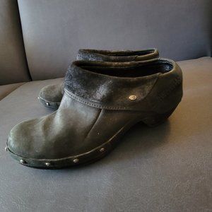 Luxe Wrap Slit Black Merrell Clogs Mules Shoes Slip On Womens Studs 6.5